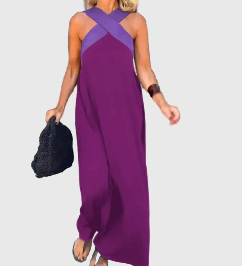Elena | Robe Maxi Fluide et Élégante