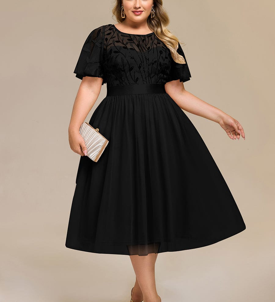 ever TAYLOR|Robe de soirée midi à paillettes
