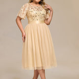 ever TAYLOR|Robe de soirée midi à paillettes