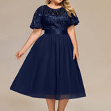 ever TAYLOR|Robe de soirée midi à paillettes