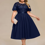 ever TAYLOR|Robe de soirée midi à paillettes