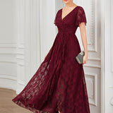 MEILLEURS CHOIX Robes de soirée bordeaux