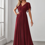 MEILLEURS CHOIX Robes de soirée bordeaux