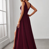 ever SORAYA|Robe de soirée taille empire à col V