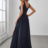 ever SORAYA|Robe de soirée taille empire à col V