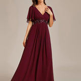 MEILLEURS CHOIX Robes de soirée bordeaux
