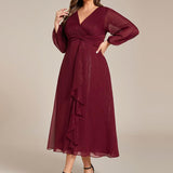 MEILLEURS CHOIX Robes de soirée bordeaux