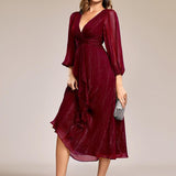 MEILLEURS CHOIX Robes de soirée bordeaux