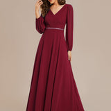MEILLEURS CHOIX Robes de soirée bordeaux