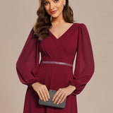 MEILLEURS CHOIX Robes de soirée bordeaux