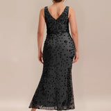ever JUNIPER|Robe de soirée moulante à sequins froncés