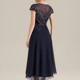 ever NUIT|Robe maxi sans manches à sequins avec patchwork