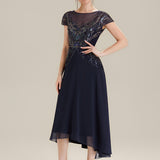 ever NUIT|Robe maxi sans manches à sequins avec patchwork