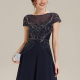ever NUIT|Robe maxi sans manches à sequins avec patchwork