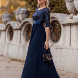 MEILLEURS CHOIX Robe de soirée à manches longues