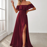MEILLEURS CHOIX Robes de soirée bordeaux