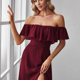 MEILLEURS CHOIX Robes de soirée bordeaux
