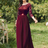 MEILLEURS CHOIX Robes de soirée bordeaux