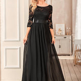 MEILLEURS CHOIX Robe de soirée à manches longues