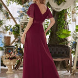 MEILLEURS CHOIX Robes de soirée bordeaux