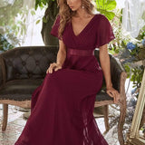 MEILLEURS CHOIX Robes de soirée bordeaux