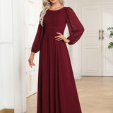 MEILLEURS CHOIX Robes de soirée bordeaux