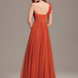 ever CLOE|Robe de soirée asymétrique en tulle à appliqués et fente haute