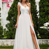 ever CLOE|Robe de soirée asymétrique en tulle à appliqués et fente haute
