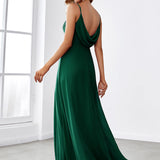 ever NOVA|Robe de demoiselle d'honneur drapée au dos avec décolleté en cœur