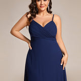 ever NOVA|Robe de demoiselle d'honneur drapée au dos avec décolleté en cœur