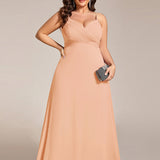 ever NOVA|Robe de demoiselle d'honneur drapée au dos avec décolleté en cœur