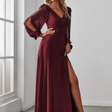 MEILLEURS CHOIX Robes de soirée bordeaux