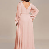 ever IVORY|Robe invitée mariage à manches fendues et dos nu