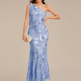 ever ARCELIA|Robe de soirée sirène à une épaule et paillettes