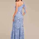 ever ARCELIA|Robe de soirée sirène à une épaule et paillettes