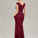 Robe de Soirée Chic Sirène Sans Manches à Épaule Unique en Tissu à Faible Élasthanne