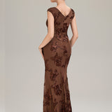 Robe de Soirée Chic Sirène Sans Manches à Épaule Unique en Tissu à Faible Élasthanne