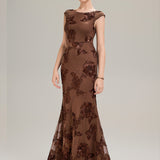 Robe de Soirée Chic Sirène Sans Manches à Épaule Unique en Tissu à Faible Élasthanne