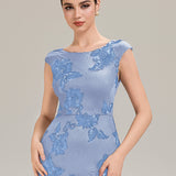 Robe de Soirée Chic Sirène Sans Manches à Épaule Unique en Tissu à Faible Élasthanne