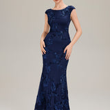 Robe de Soirée Chic Sirène Sans Manches à Épaule Unique en Tissu à Faible Élasthanne