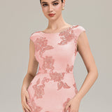 Robe de Soirée Chic Sirène Sans Manches à Épaule Unique en Tissu à Faible Élasthanne