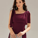 ever SABRINA|Robe de soirée longue à décolleté halter sans manches et fente haute